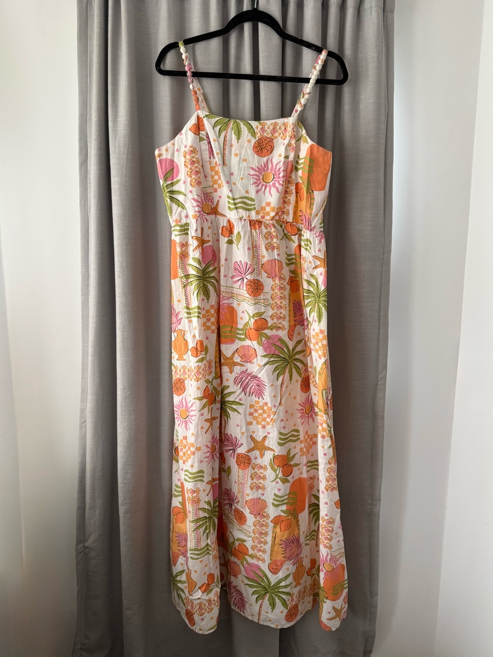 Japna Tropical Printed Maxi Dress